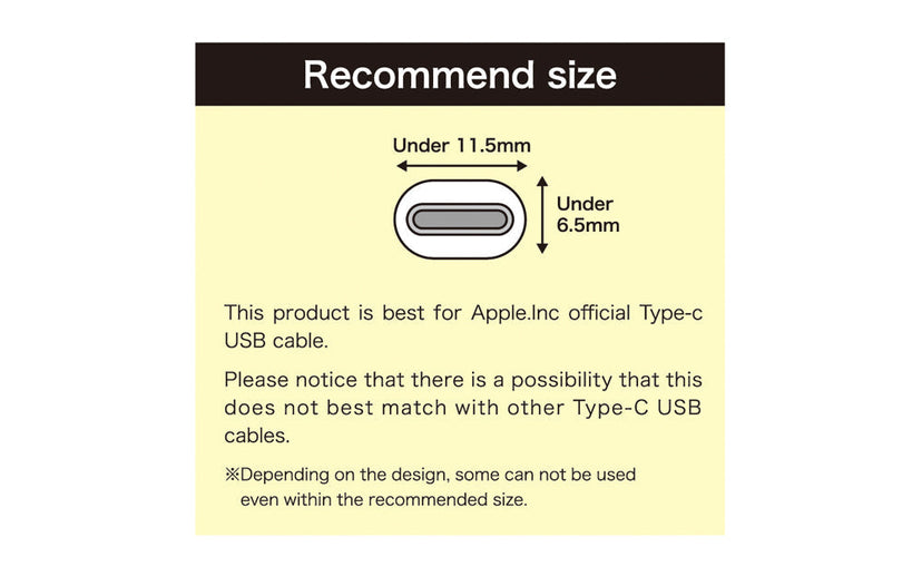 CABLE BITE for Type-C USB - Bright Display Charm